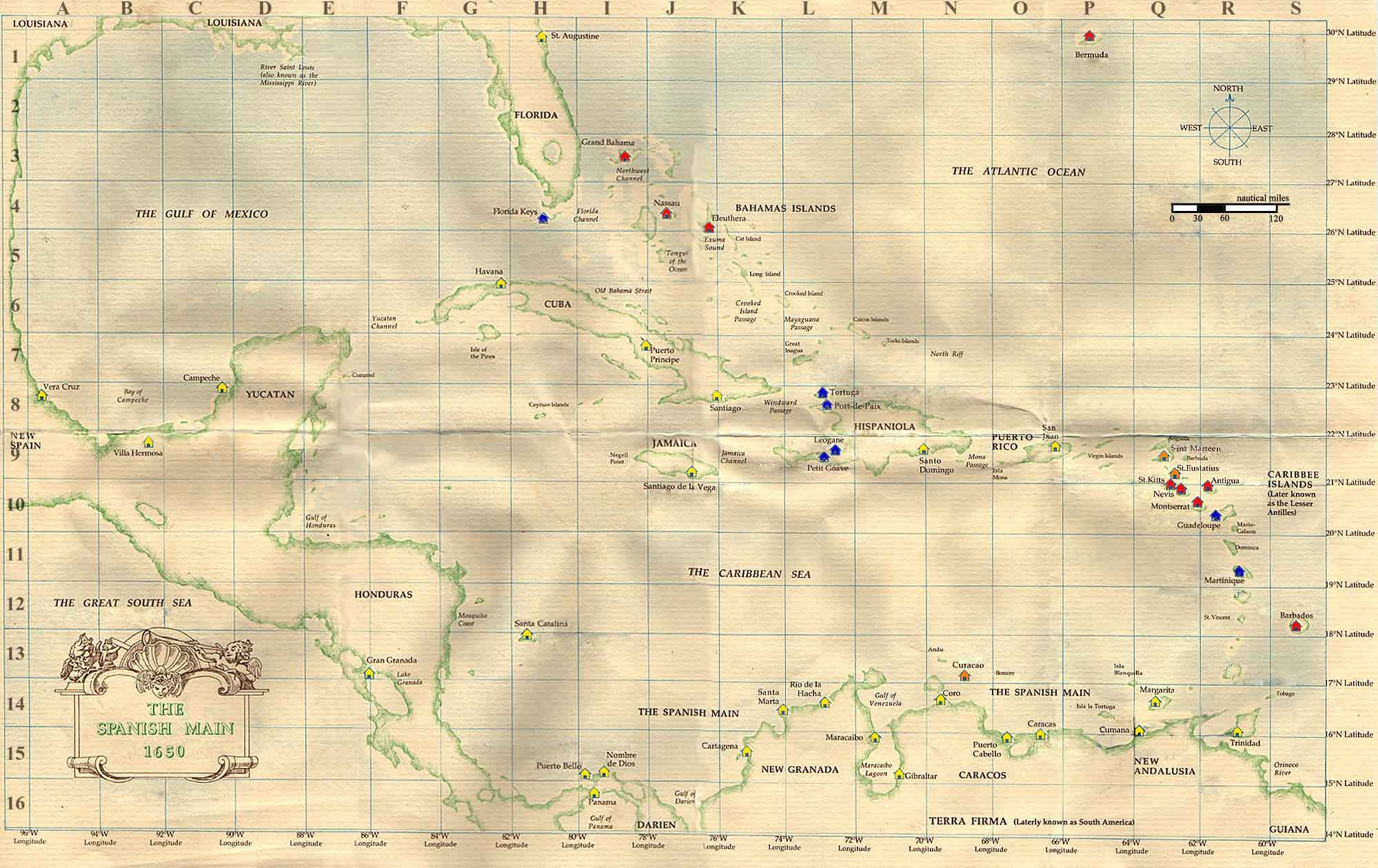 Pirates Game Map